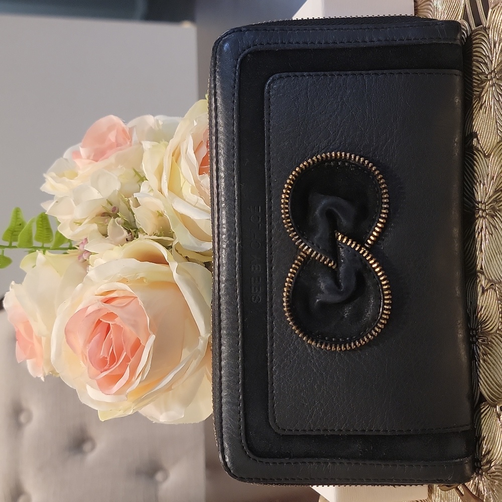 Authentic See by Chloe zippy wallet